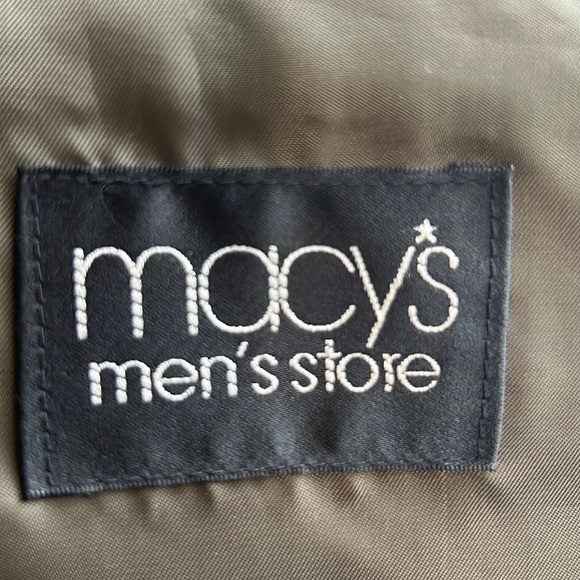 Macy’s Club Room, Mens, Brown Herringbone 100% Wool, Sport Coat/Blazer, Size 44R - Picture 8 of 10